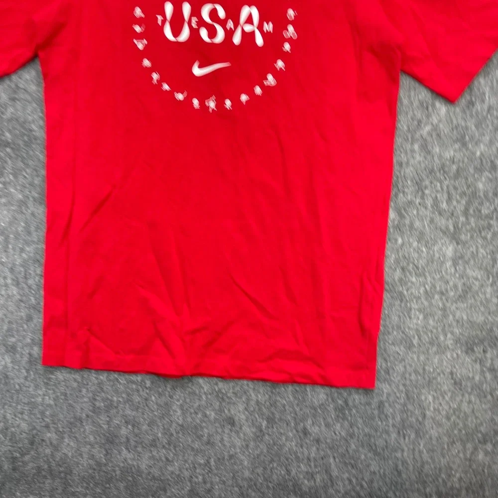 Team USA Shirt Mens Large Tall Olympic Graphic Red Nike NWT